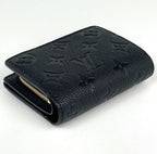 Louis Vuitton Portefeuille Clair Bifold Wallet Monogram Empreinte Noir — view 2