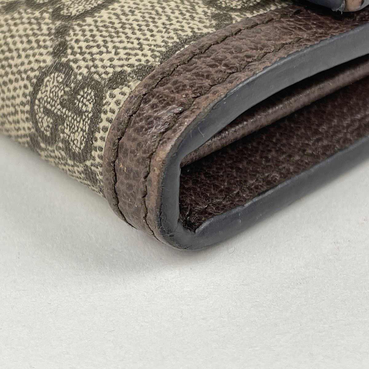 Gucci Wallet GG Pattern Sherry Line Web Beige Green — view 3