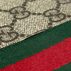 Gucci Wallet GG Pattern Sherry Line Web Beige Green — view 5