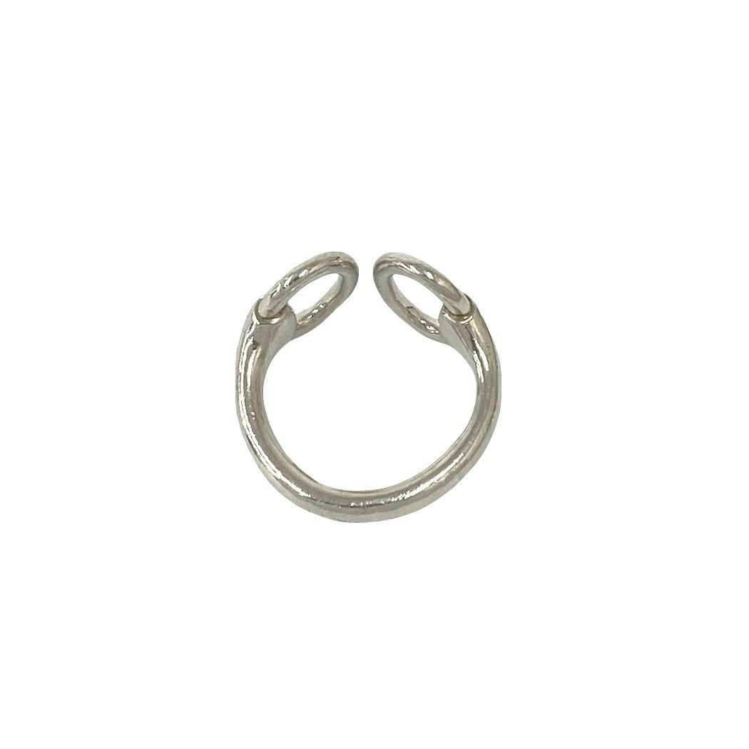 Hermes Vintage Nausicaa Ring 925 Sterling Silver — view 6