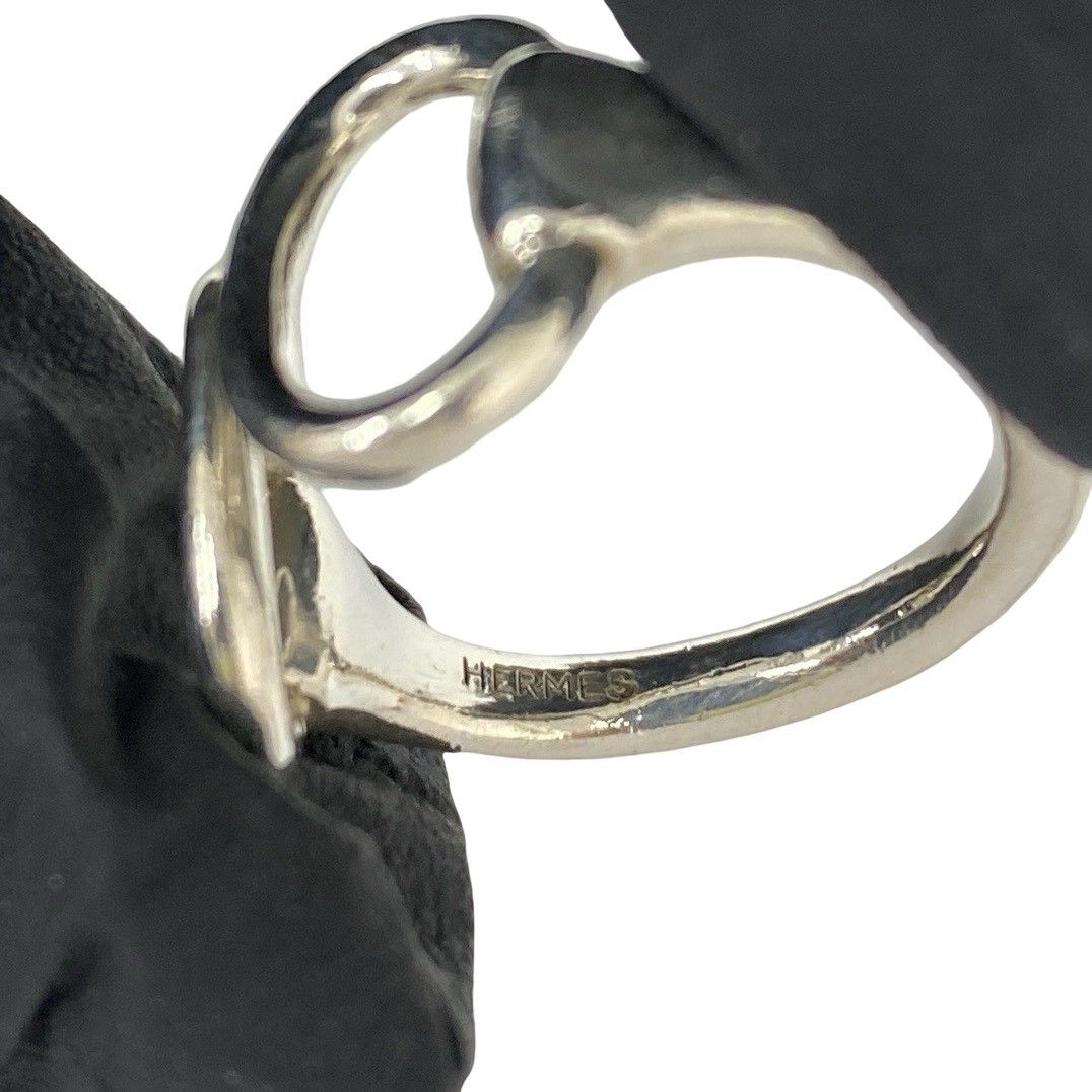 Hermes Vintage Nausicaa Ring 925 Sterling Silver — view 3
