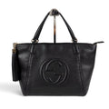 Gucci Soho Hand Tote Black Leather