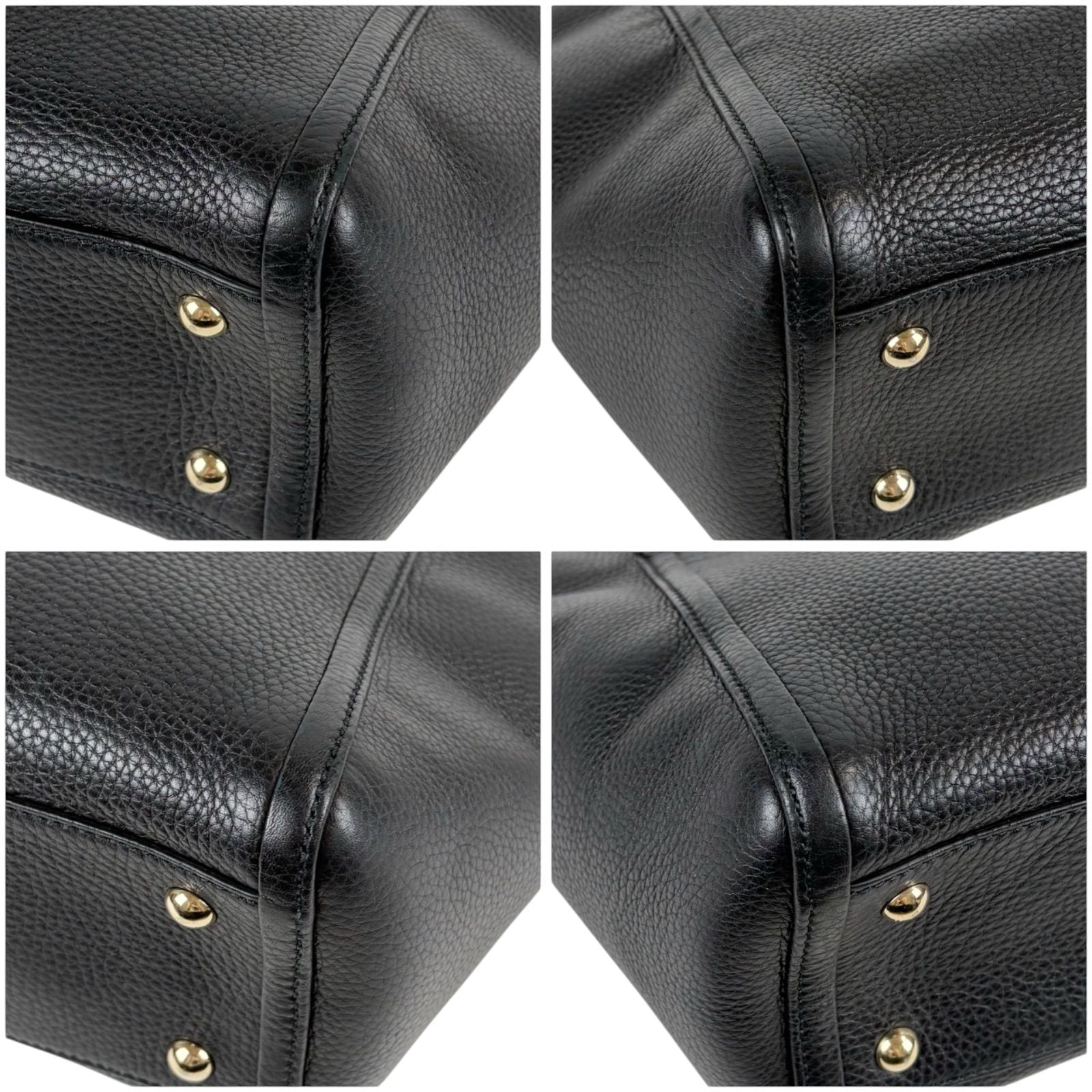 Gucci Soho Hand Tote Black Leather — view 5