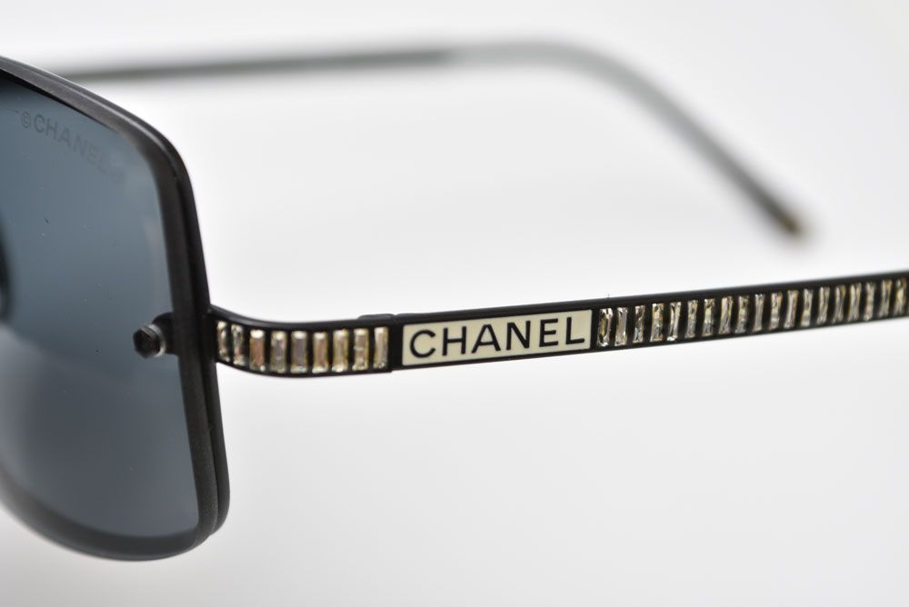 Chanel Sunglasses Eyewear Black Rhinestone — view 8