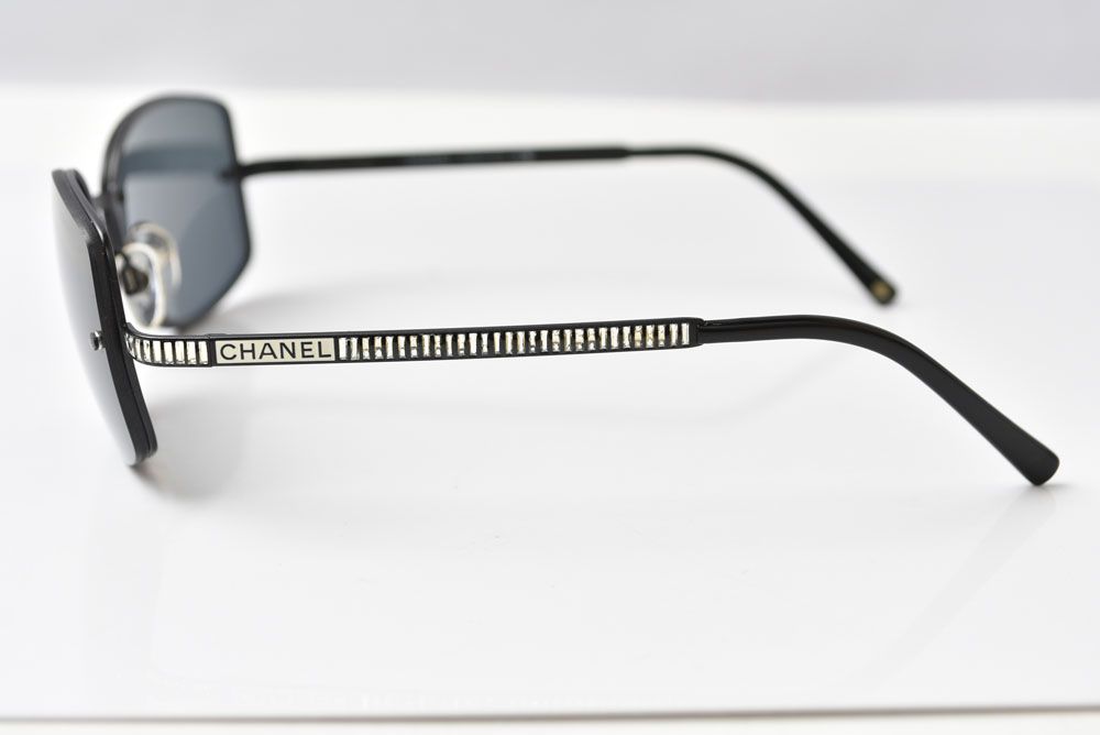 Chanel Sunglasses Eyewear Black Rhinestone — view 4