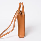 Celine Mini Vertical Cabas 2-Way Shoulder Bag Cotton Canvas Beige — view 4