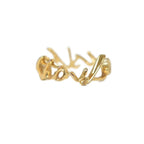 Louis Vuitton LV Script Ring S Gold — view 4