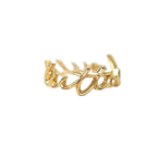 Louis Vuitton LV Script Ring S Gold — view 3