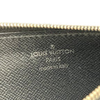 Louis Vuitton Coin Purse Monogram Eclipse Card Case Noir Leather Cowhide — view 4