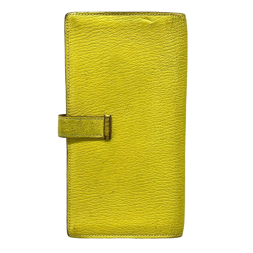 Hermes Wallet Bearn Soufflet Lime — view 2