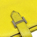 Hermes Wallet Bearn Soufflet Lime — view 6