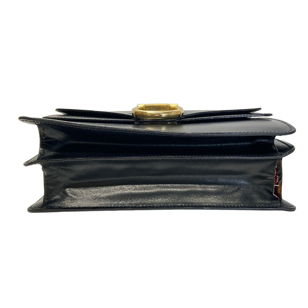 Celine Handbag Gancini Black Leather — view 5