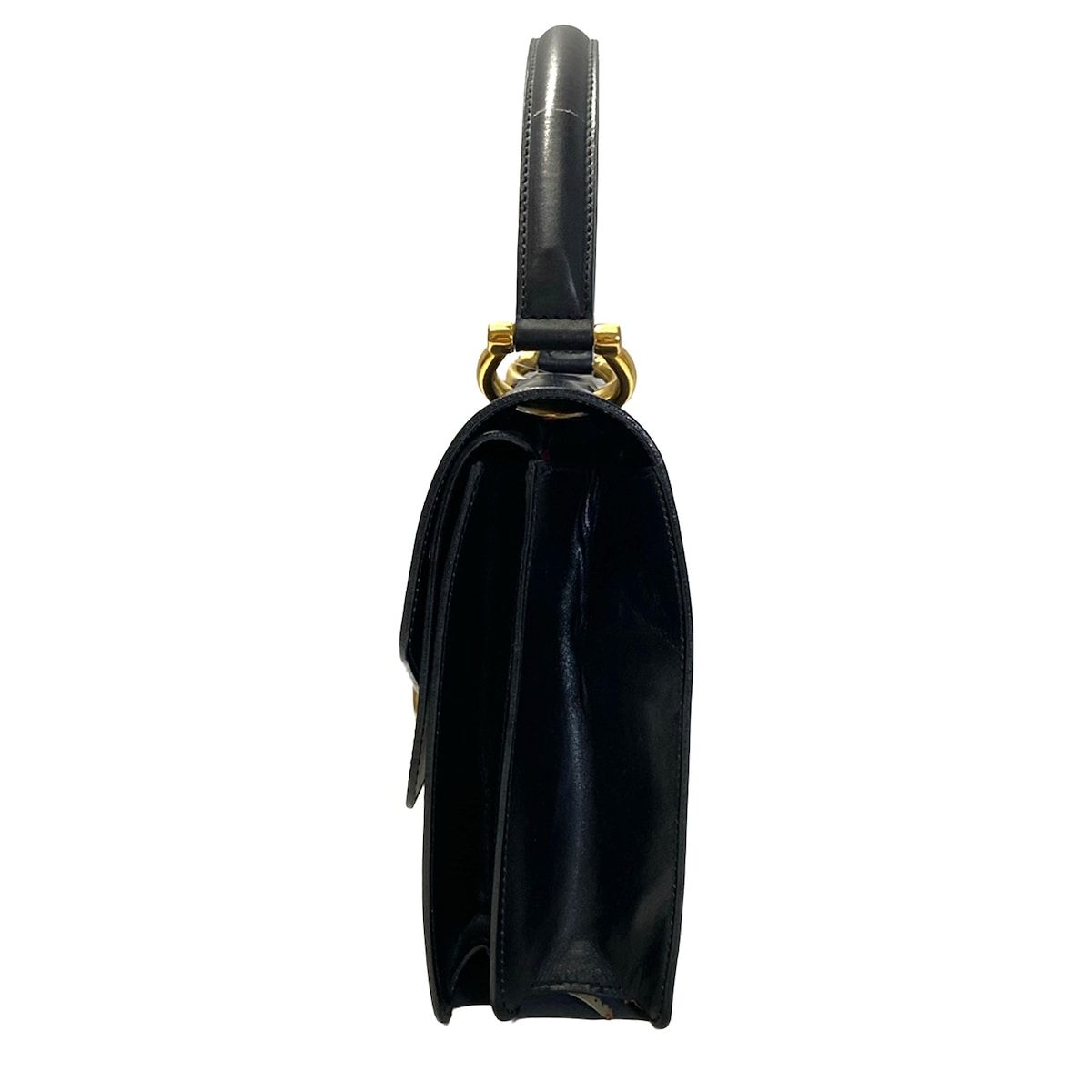 Celine Handbag Gancini Black Leather — view 4