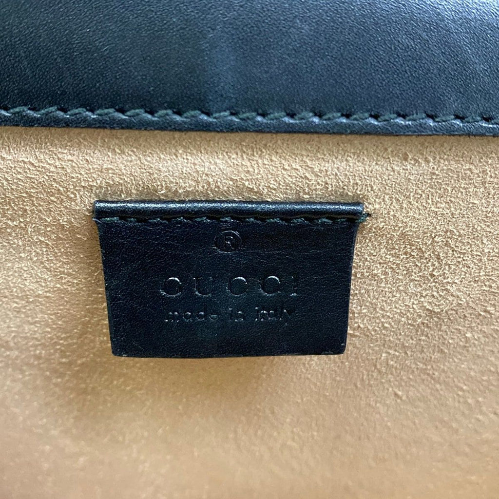 Gucci Shoulder Bag Dionysus Black Chain Studs Leather — view 8