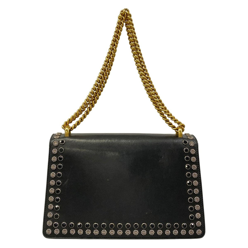 Gucci Shoulder Bag Dionysus Black Chain Studs Leather — view 3