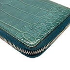 Gucci Wallet Bamboo Green Zip Around Leather — view 7