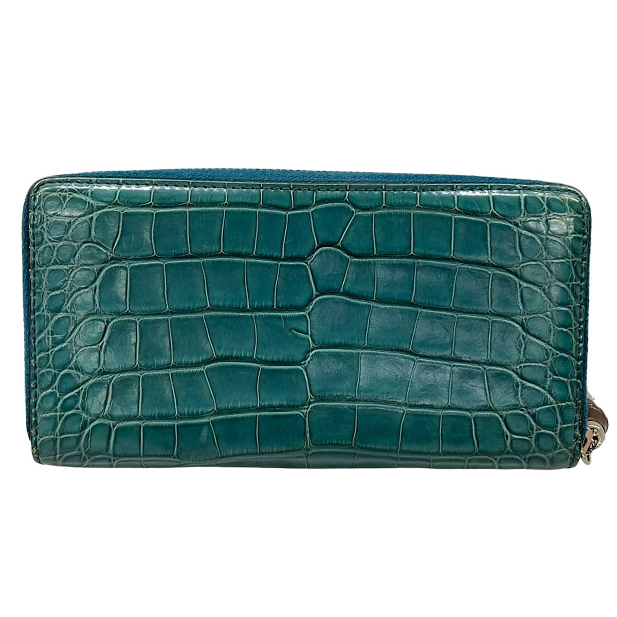 Gucci Wallet Bamboo Green Zip Around Leather — view 2