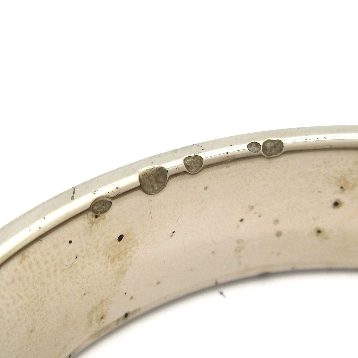 Hermes Bangle Clic H Silver Black Bracelet — view 5