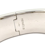 Hermes Bangle Clic Clac Silver Pink Bracelet — view 4