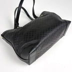 Gucci Micro Guccissima Leather Tote Bag Black — view 2