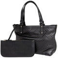 Gucci Micro Guccissima Leather Tote Bag Black