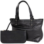 Gucci Micro Guccissima Leather Tote Bag Black