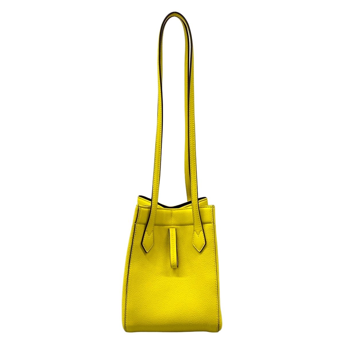 Fendi Shoulder Bag Origami Small Yellow Deformed Leather — view 3