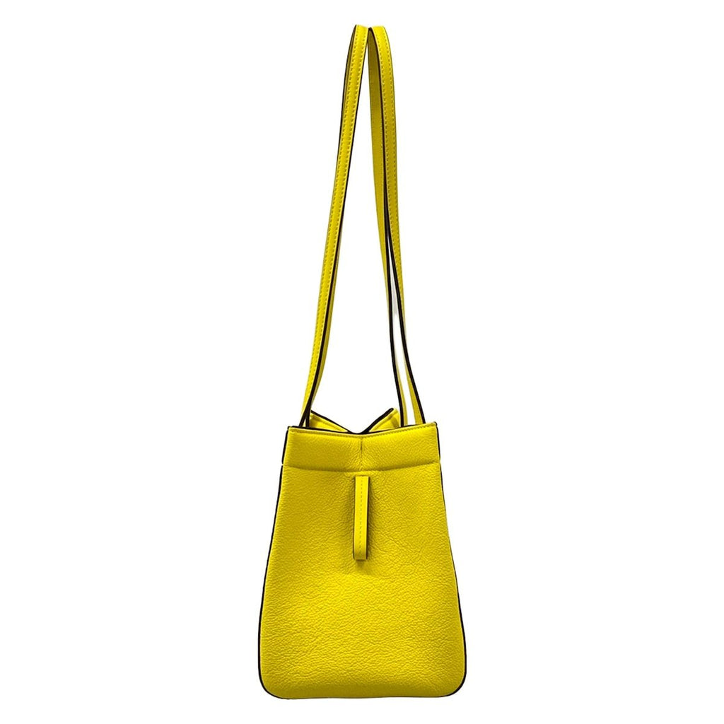 Fendi Shoulder Bag Origami Small Yellow Deformed Leather — view 4