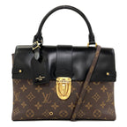 Louis Vuitton Flap Bag MM Handbag Monogram Canvas