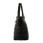 Dior Handbag Cannage Stitch Black Leather — view 4
