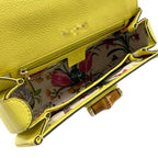 Gucci Handbag New Bamboo Yellow Nam Leather — view 7