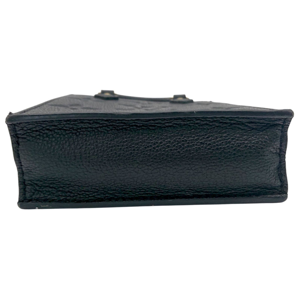 Louis Vuitton Petite Sac Plat Monogram Empreinte Noir 2-Way Bag — view 7