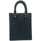 Louis Vuitton Petite Sac Plat Monogram Empreinte Noir 2-Way Bag — view 3