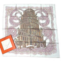 Hermes Scarf Silk 100% Carre 90 les Rivieres de Babel River of Pink