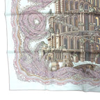 Hermes Scarf Silk 100% Carre 90 les Rivieres de Babel River of Pink — view 5