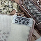 Hermes Scarf Silk 100% Carre 90 les Rivieres de Babel River of Pink — view 7