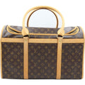 Louis Vuitton Monogram Sac Chien 50 Boston Bag Canvas Leather Brown