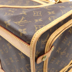 Louis Vuitton Monogram Sac Chien 50 Boston Bag Canvas Leather Brown — view 5