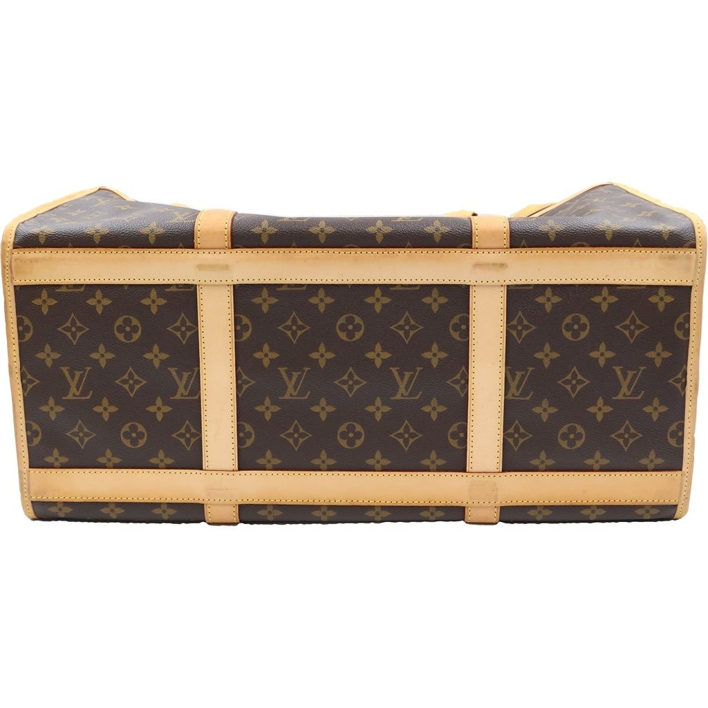 Louis Vuitton Monogram Sac Chien 50 Boston Bag Canvas Leather Brown — view 4