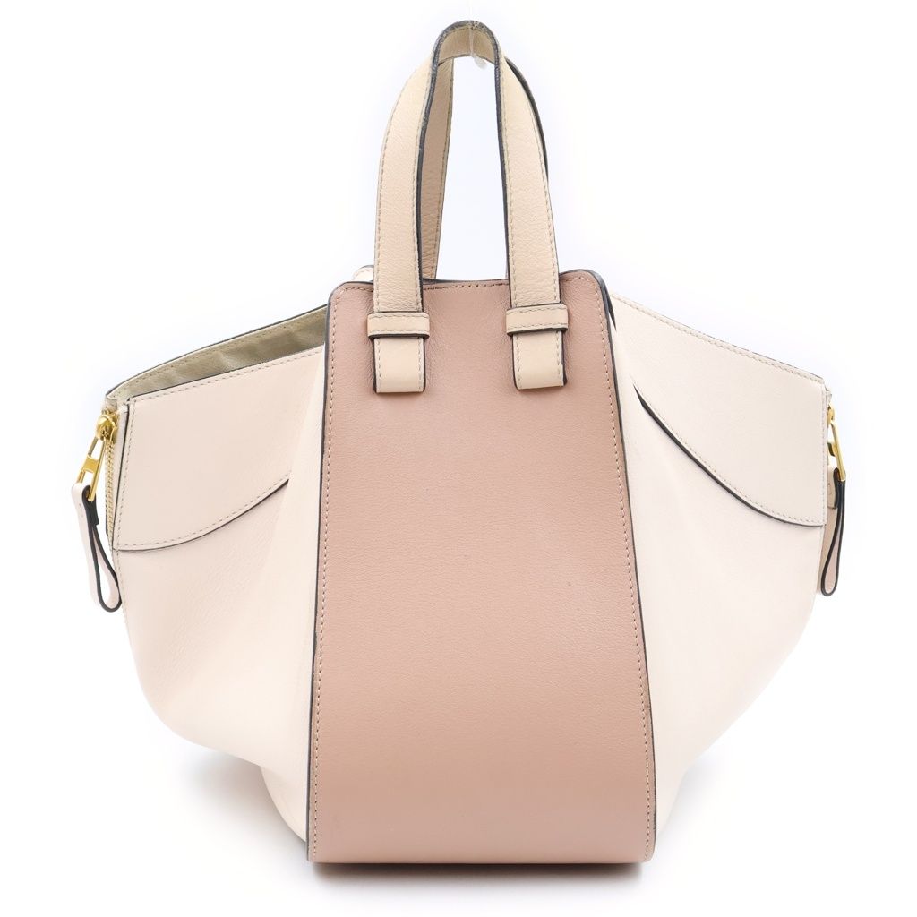 Loewe Hammock Small 2-Way Shoulder Bag Pink Leather Gold — view 2