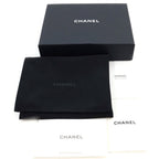 Chanel CC Logo Trifold Wallet Compact Yellow Lambskin — view 6