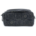 Louis Vuitton Dopkit Snow Clutch Black Nylon