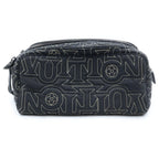 Louis Vuitton Dopkit Snow Clutch Black Nylon