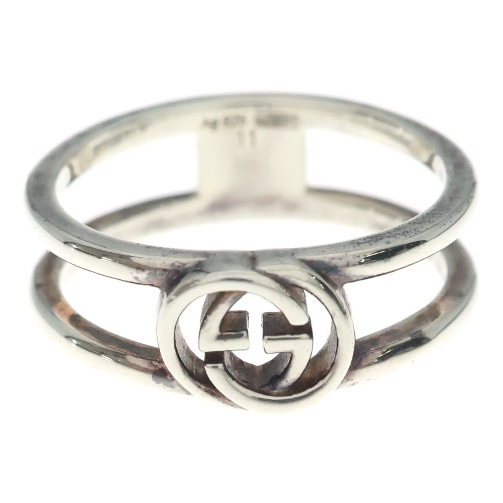Gucci Interlocking G Ring Silver