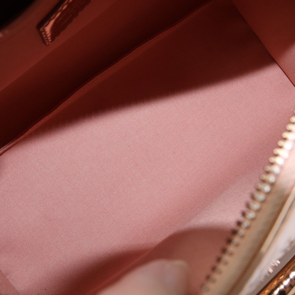 Louis Vuitton Monogram Miroir Speedy Bandouliere 2-Way Shoulder Bag Mini Pink — view 8
