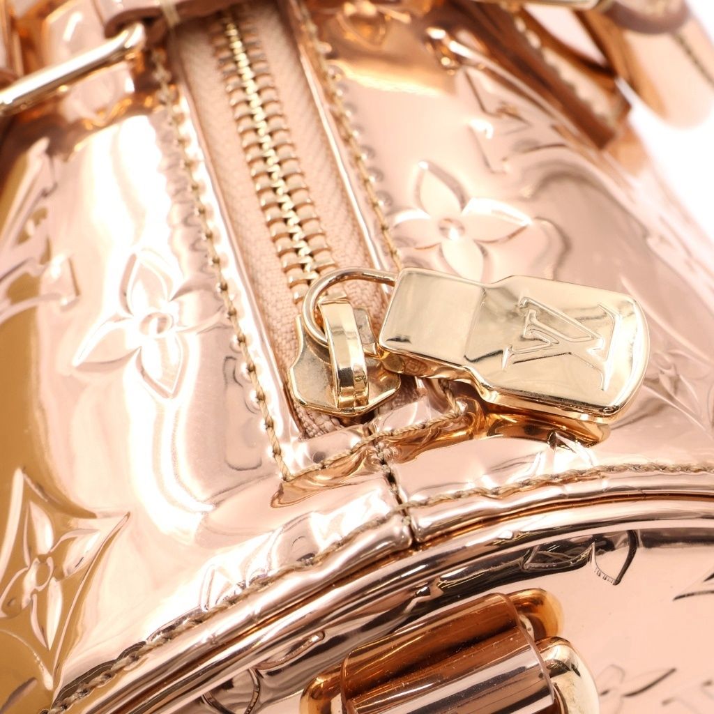 Louis Vuitton Monogram Miroir Speedy Bandouliere 2-Way Shoulder Bag Mini Pink — view 6