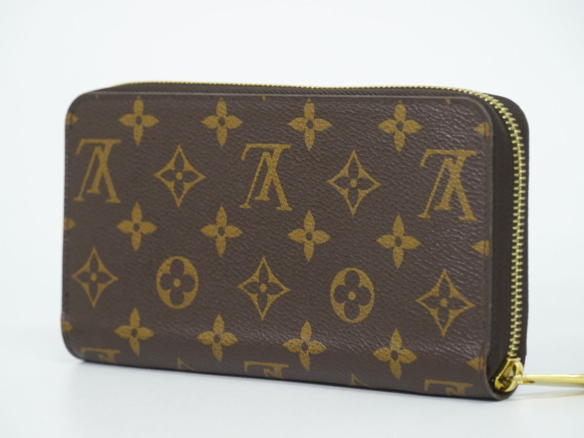 Louis Vuitton LV Zippy Wallet Monogram Zip Around Brown — view 2