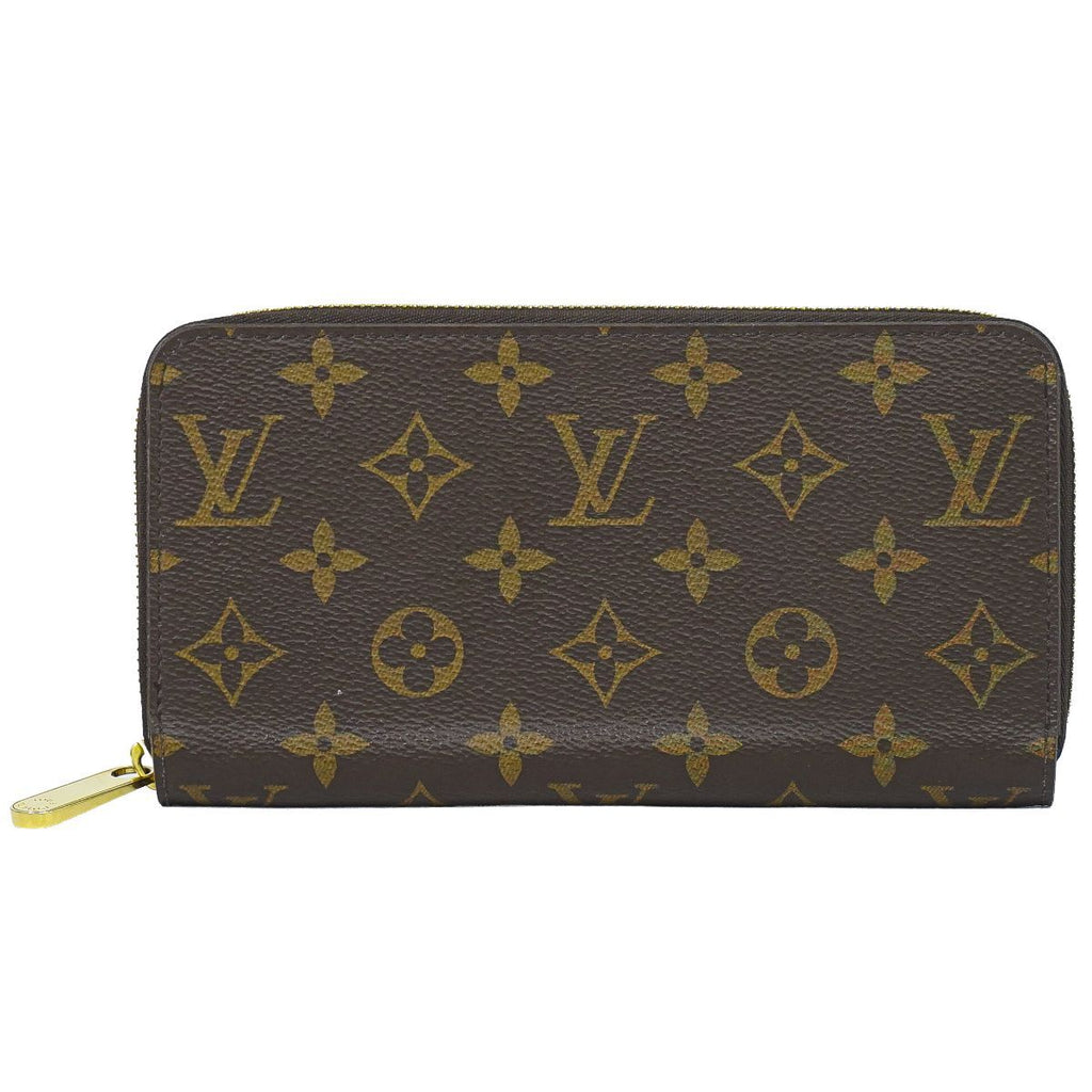 Louis Vuitton LV Zippy Wallet Monogram Zip Around Brown