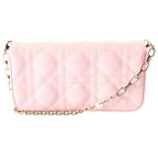 Dior My Dior Chain Shoulder Bag Patent Leather Pink Gold — view 2