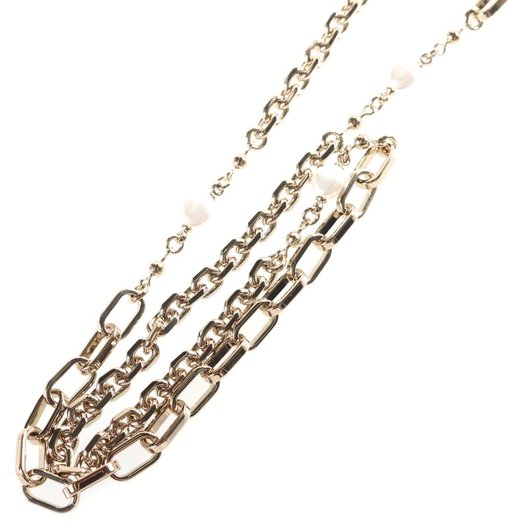 Dior My Dior Chain Shoulder Bag Patent Leather Pink Gold — view 6